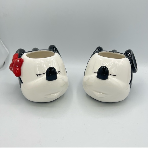 Set of 2 Mickey & Minnie Mouse Mugs Cup Disney Bioworld NEW gift set - Picture 5 of 7